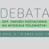 miniatura Debata dot. jakości kształcenia na Wydziale Polonistyki UJ